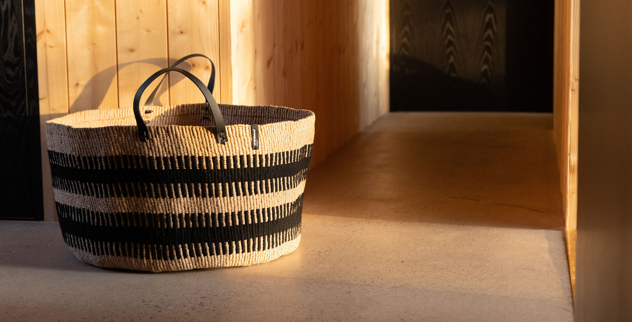 large handmade fair trade baskets