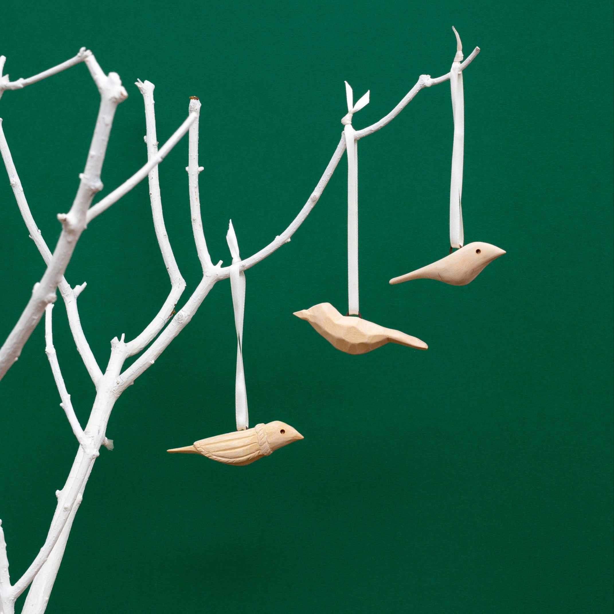 Handmade fair trade Jacaranda wood Wooden ornament | Dove