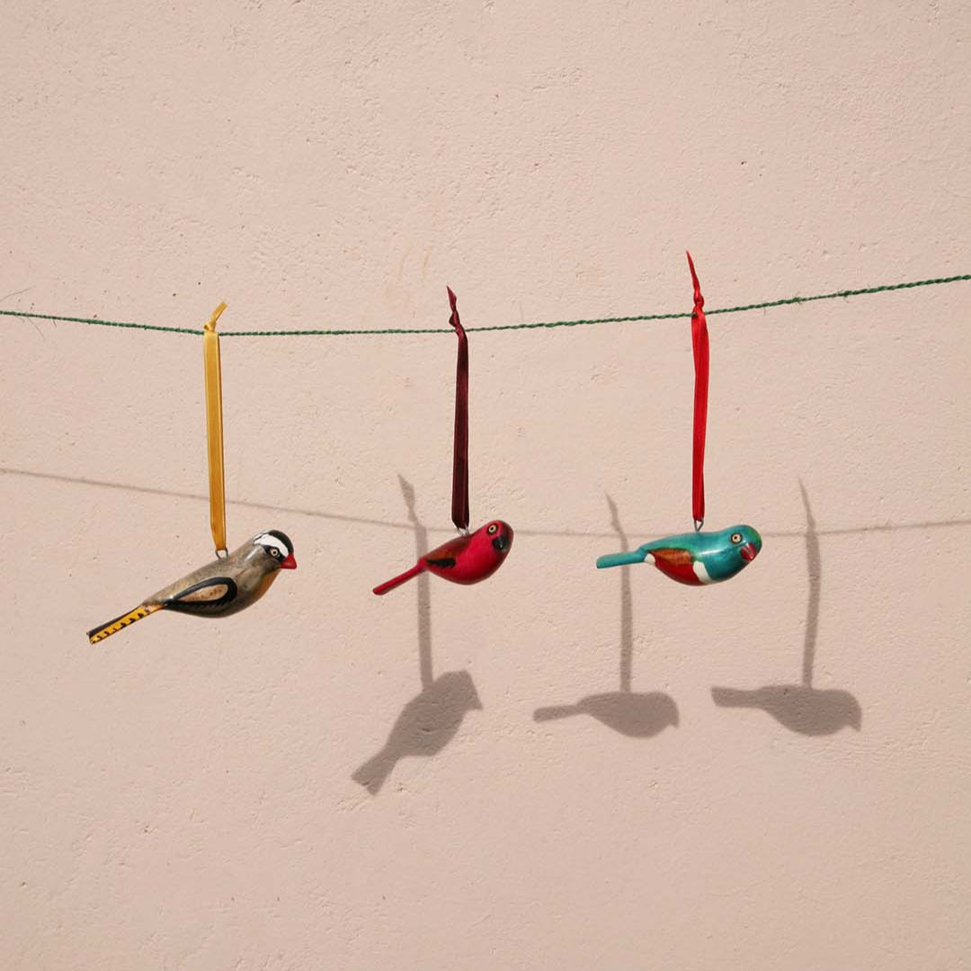 Handmade fair trade Jacaranda wood Wooden ornament | Firefinch