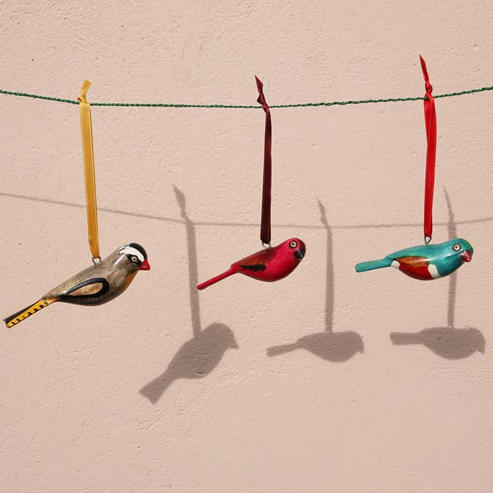 Handmade fair trade Jacaranda wood Wooden ornament | Firefinch