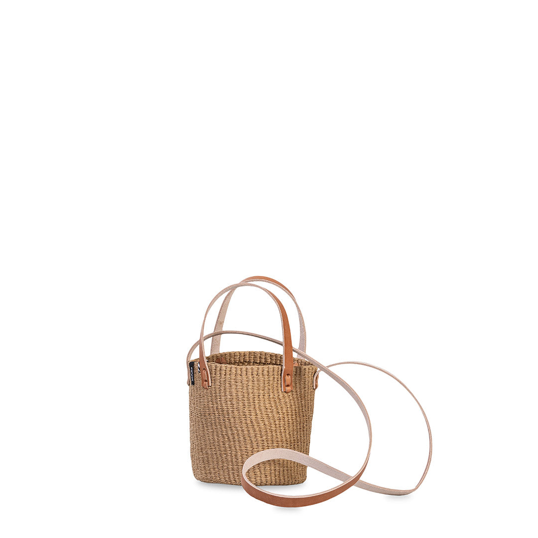 Kiondo crossbody basket bag | Brown XS