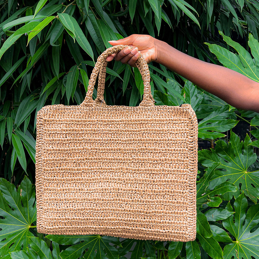 Handmade crocheted bag