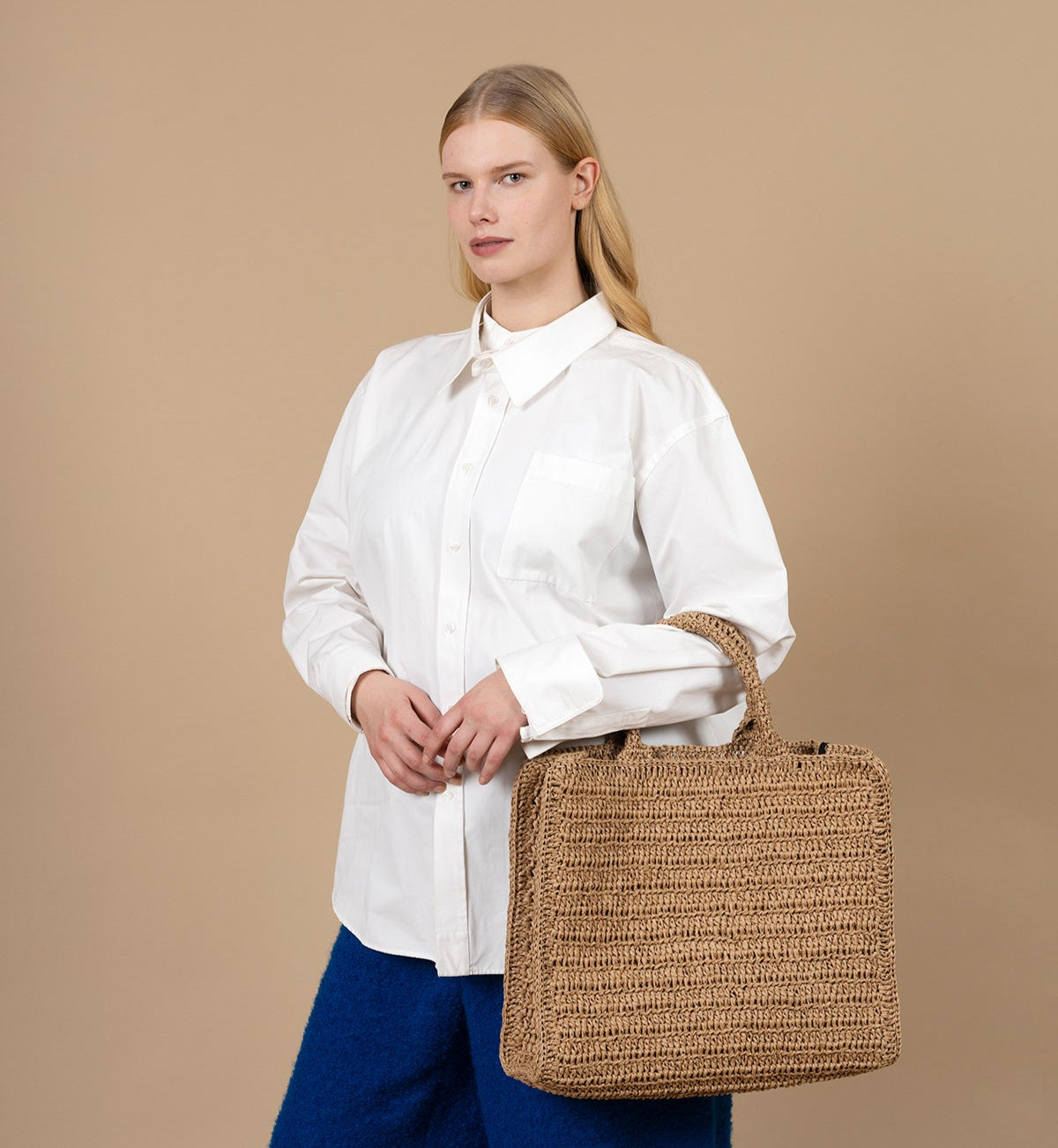 Handmade crocheted bag