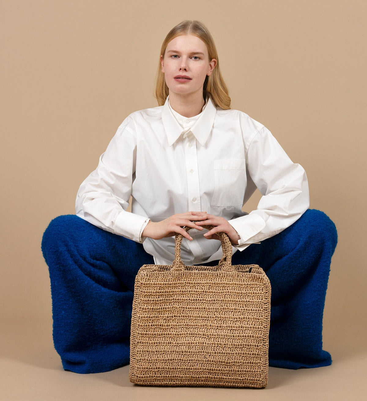 Handmade crocheted bag