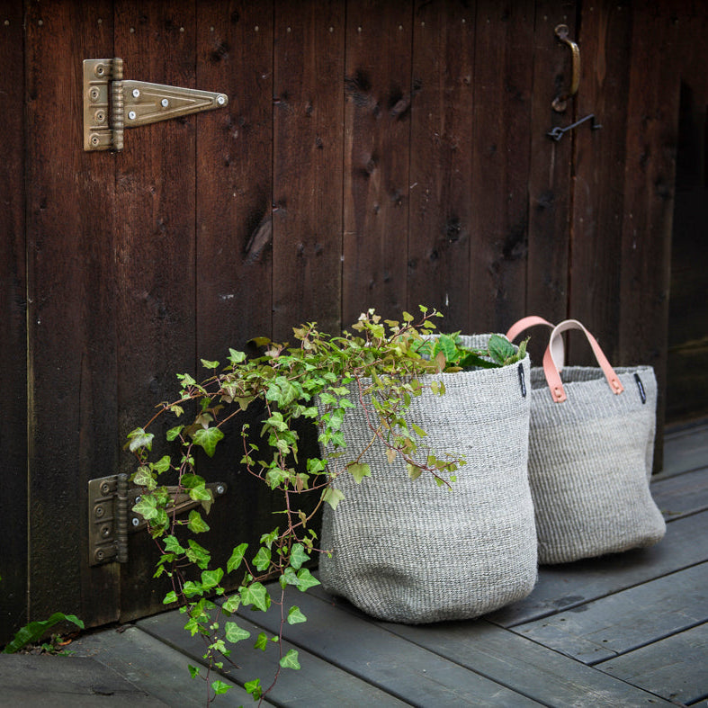 Mifuko Sisal Market basket M Kiondo market basket | Light grey M