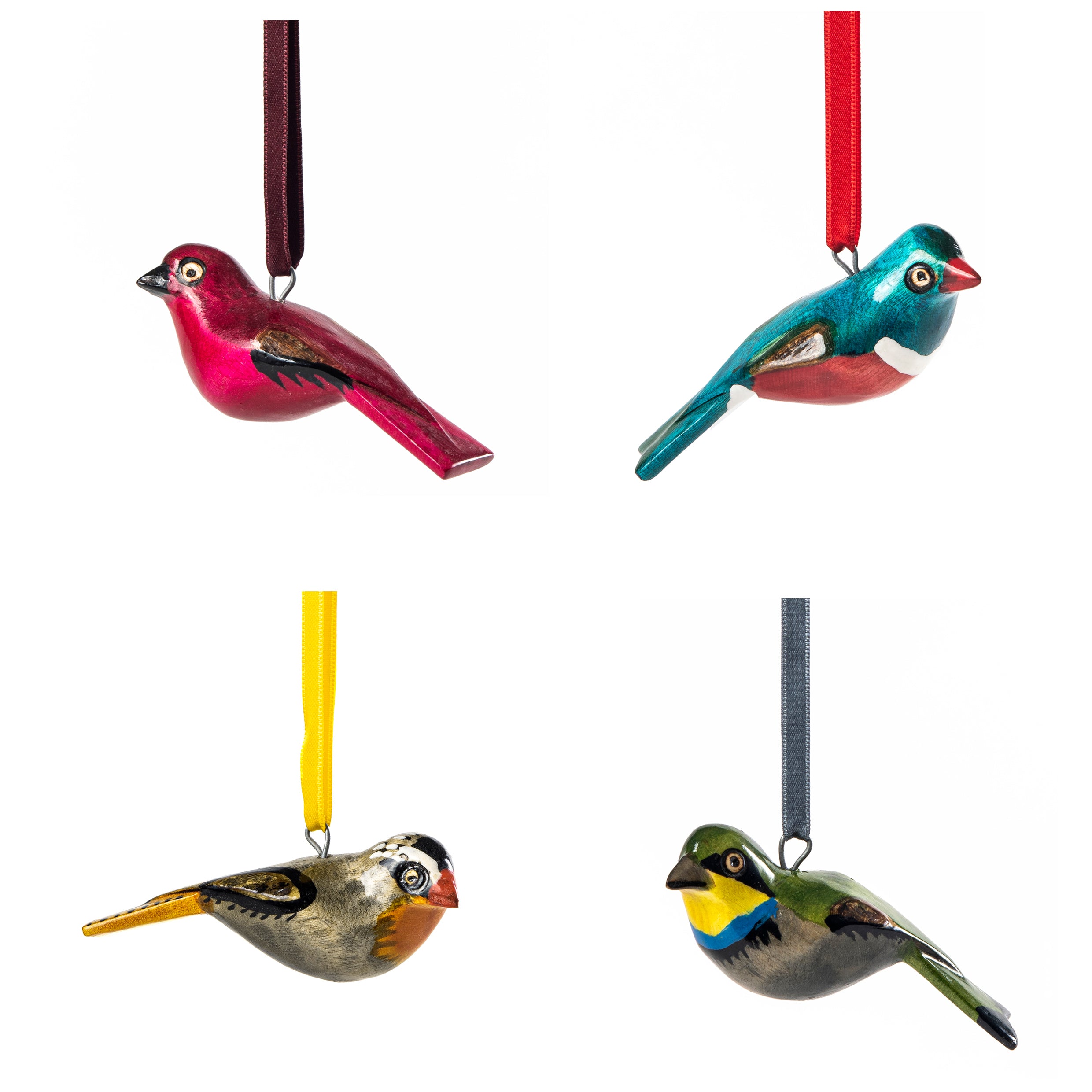 Holzanhänger | Anhängerset 4 Kenianische Vögel