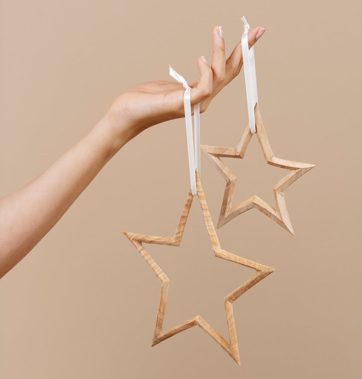 Handmade fair trade Wood Wooden ornament | Star S