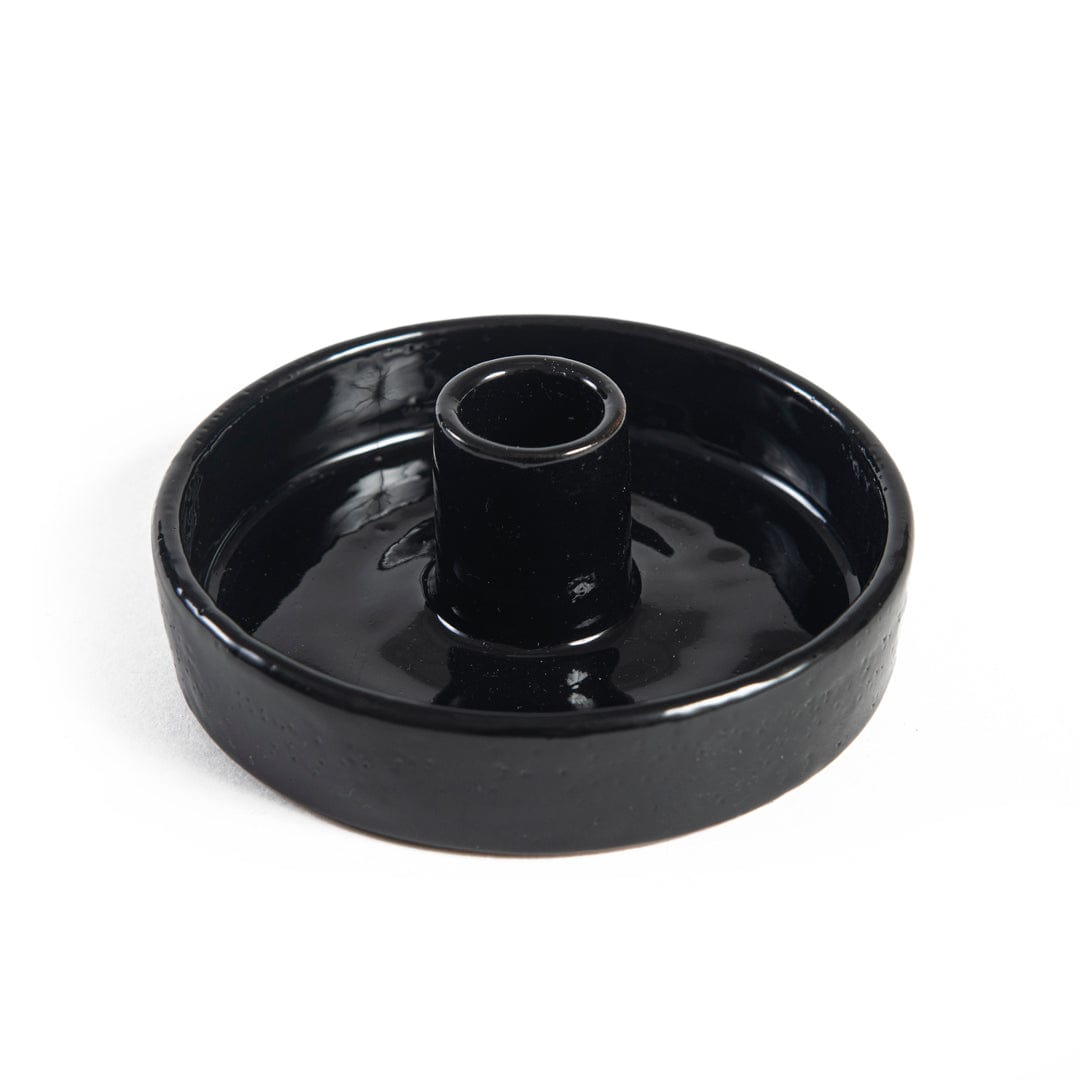 Mifuko Ceramic Candle holder One size Ceramic candle holder - Black
