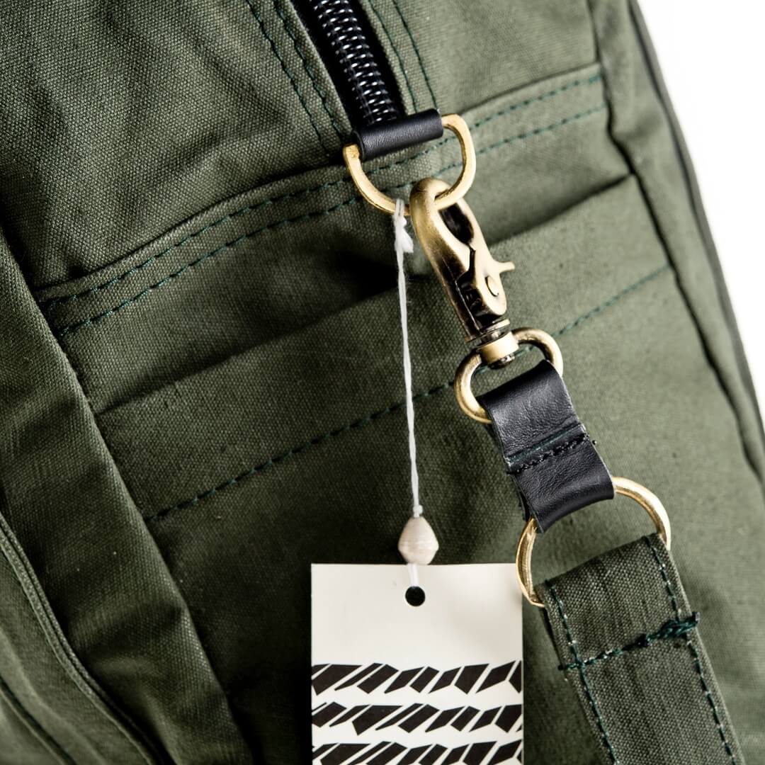 Mifuko Cotton Bag Rafiki canvas bag | Green