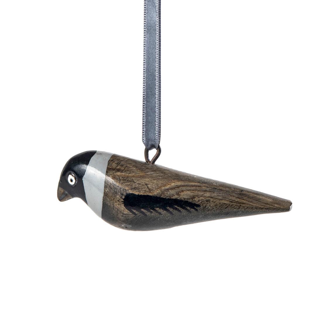 Handmade fair trade Jacaranda wood Wooden ornament | Jackdaw
