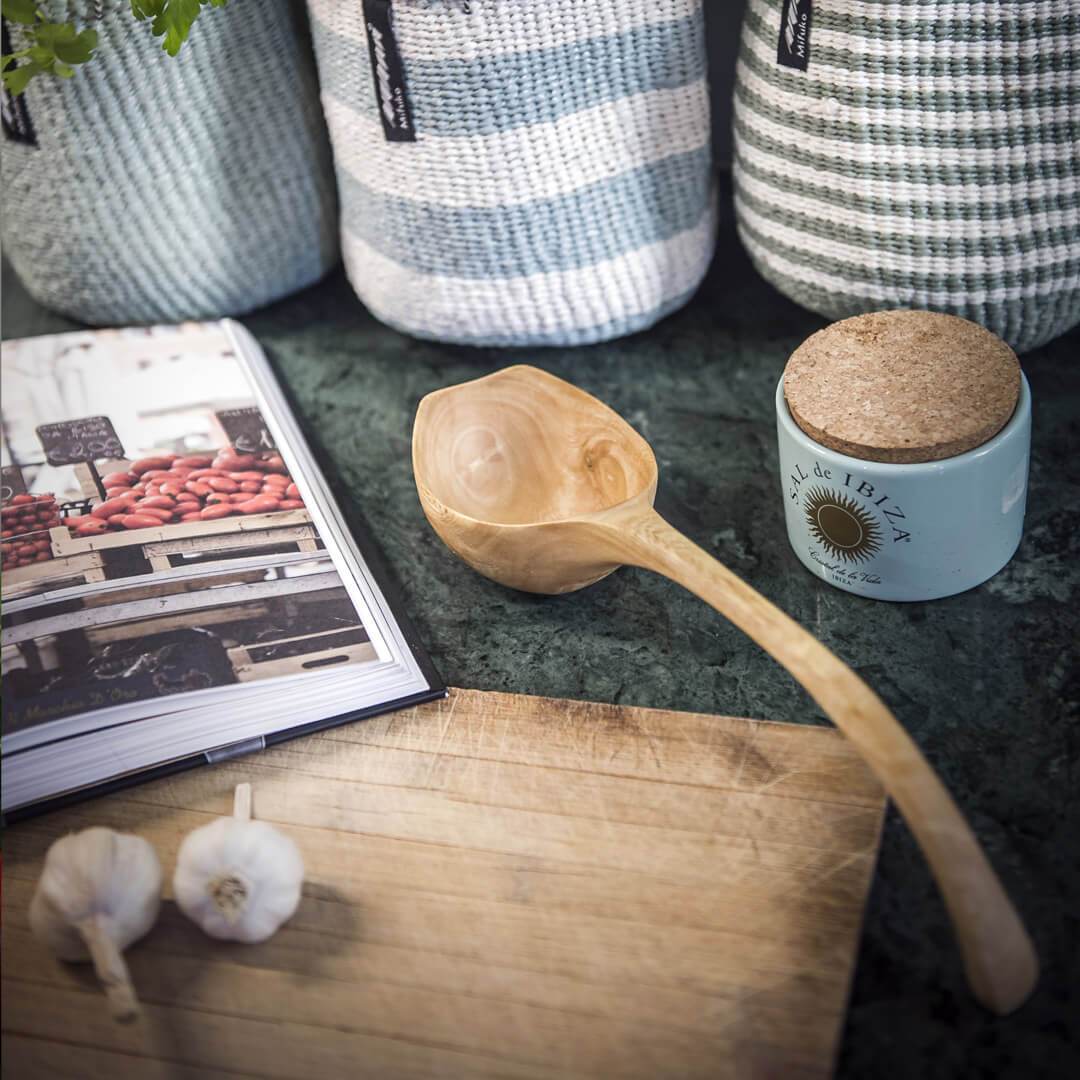 Mifuko Jacaranda wood Kitchen utensils One size Wooden Soup spoon | Natural