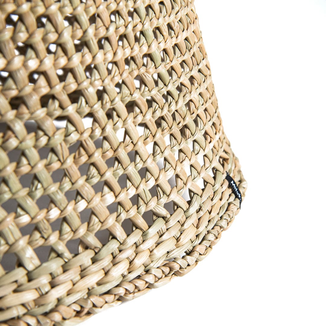 Mifuko Milulu grass Lamp shade M Iringa lampshade | Natural open weave M