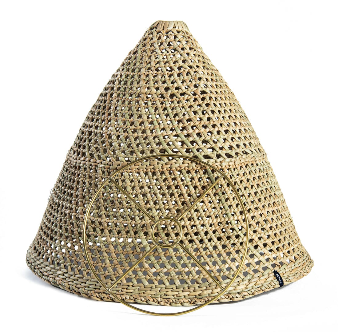 Mifuko Milulu grass Lamp shade M Iringa lampshade | Natural open weave M