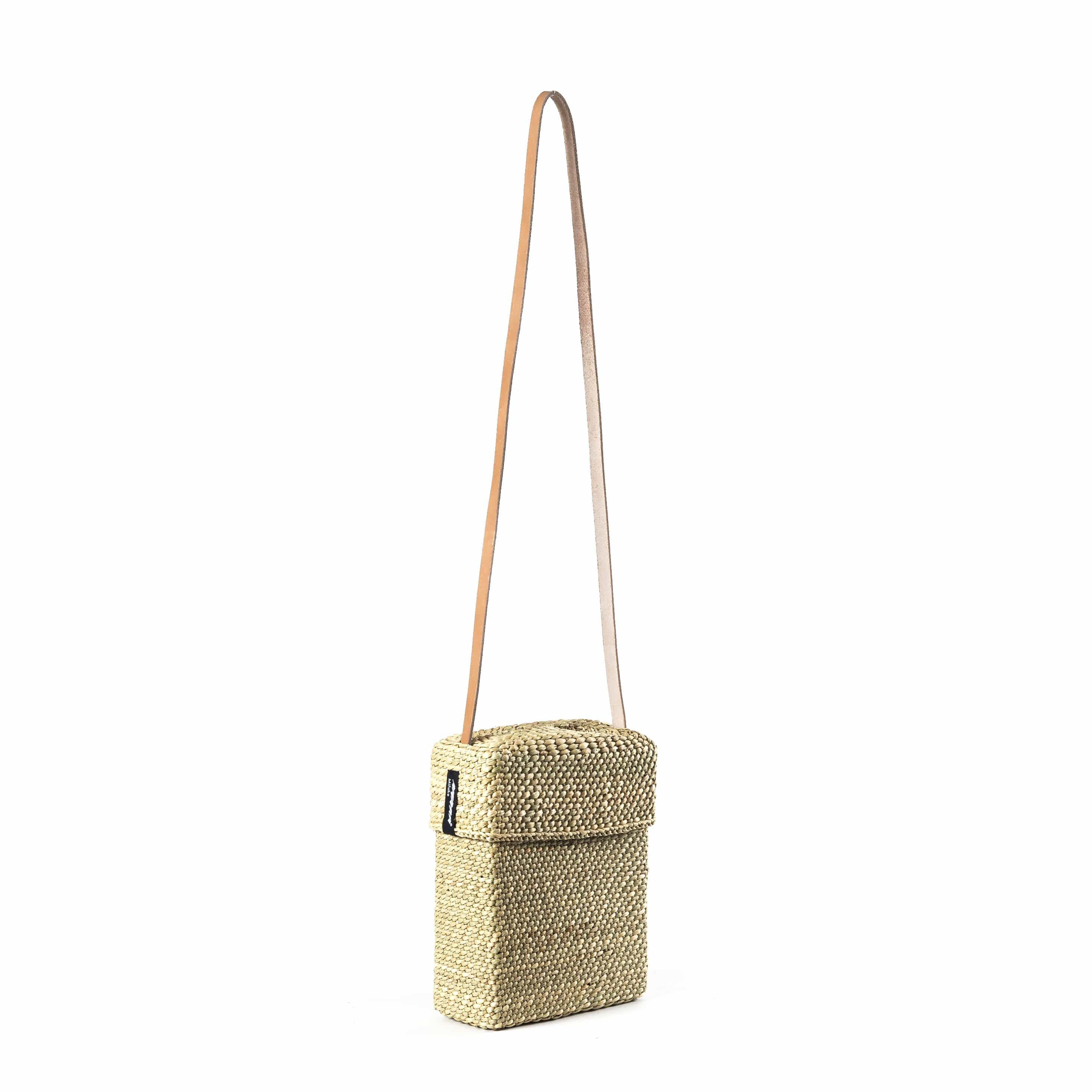Mifuko Milulu grass Shopper basket XS Iringa basket with lid | Natural XS
