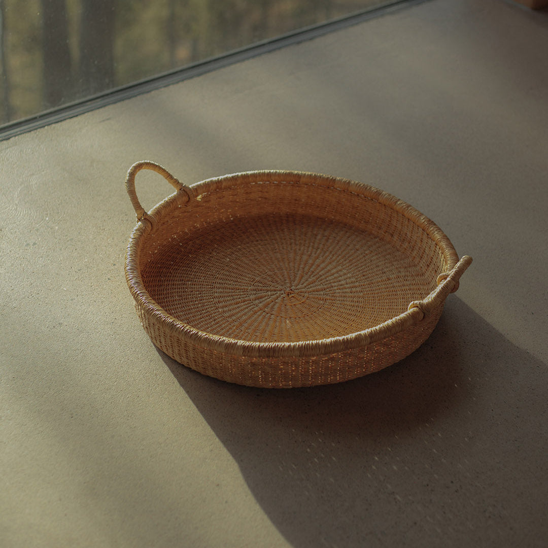 Large handmade bowl fair trade natural fibre beautiful