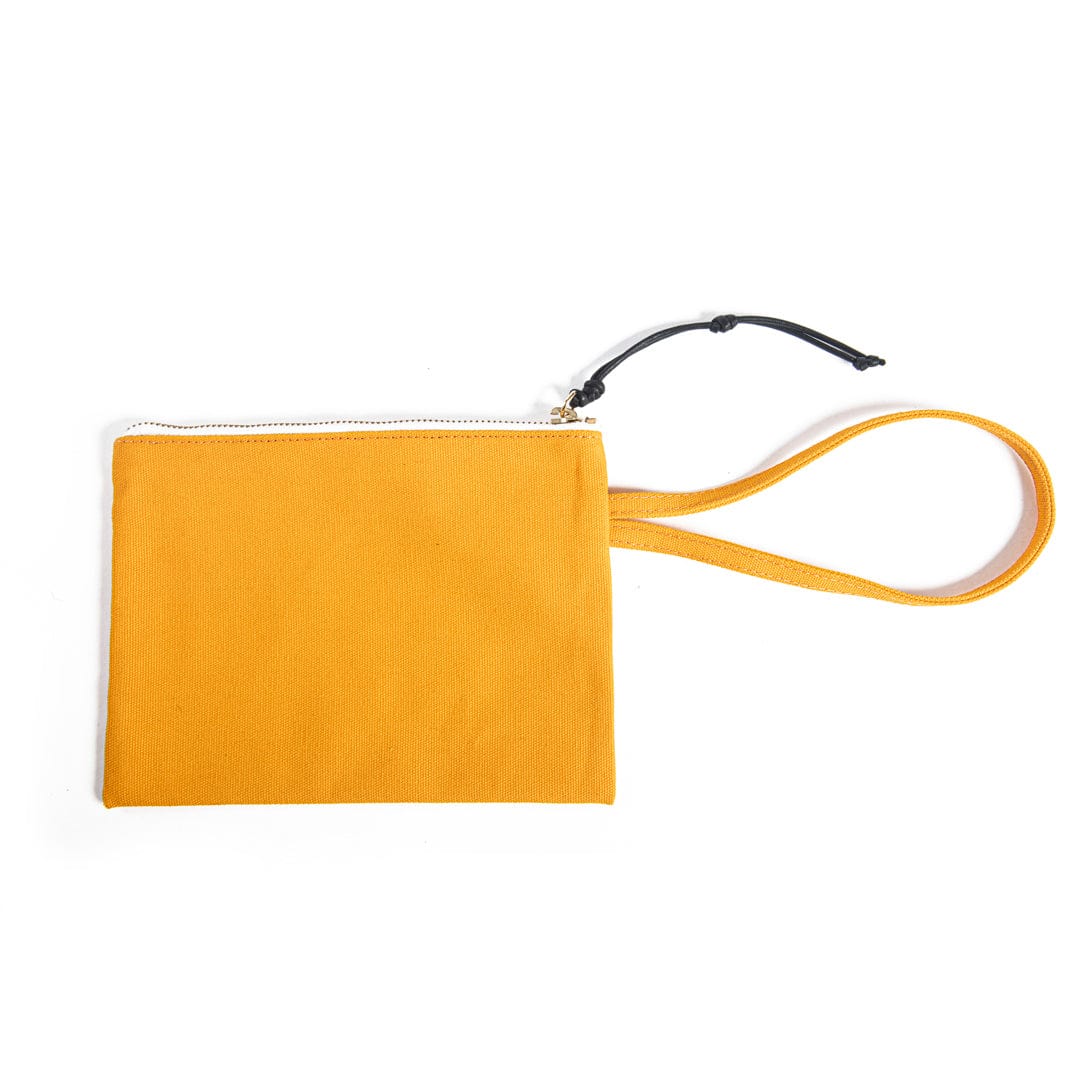 Small Solid Canvas Zipper Pouch