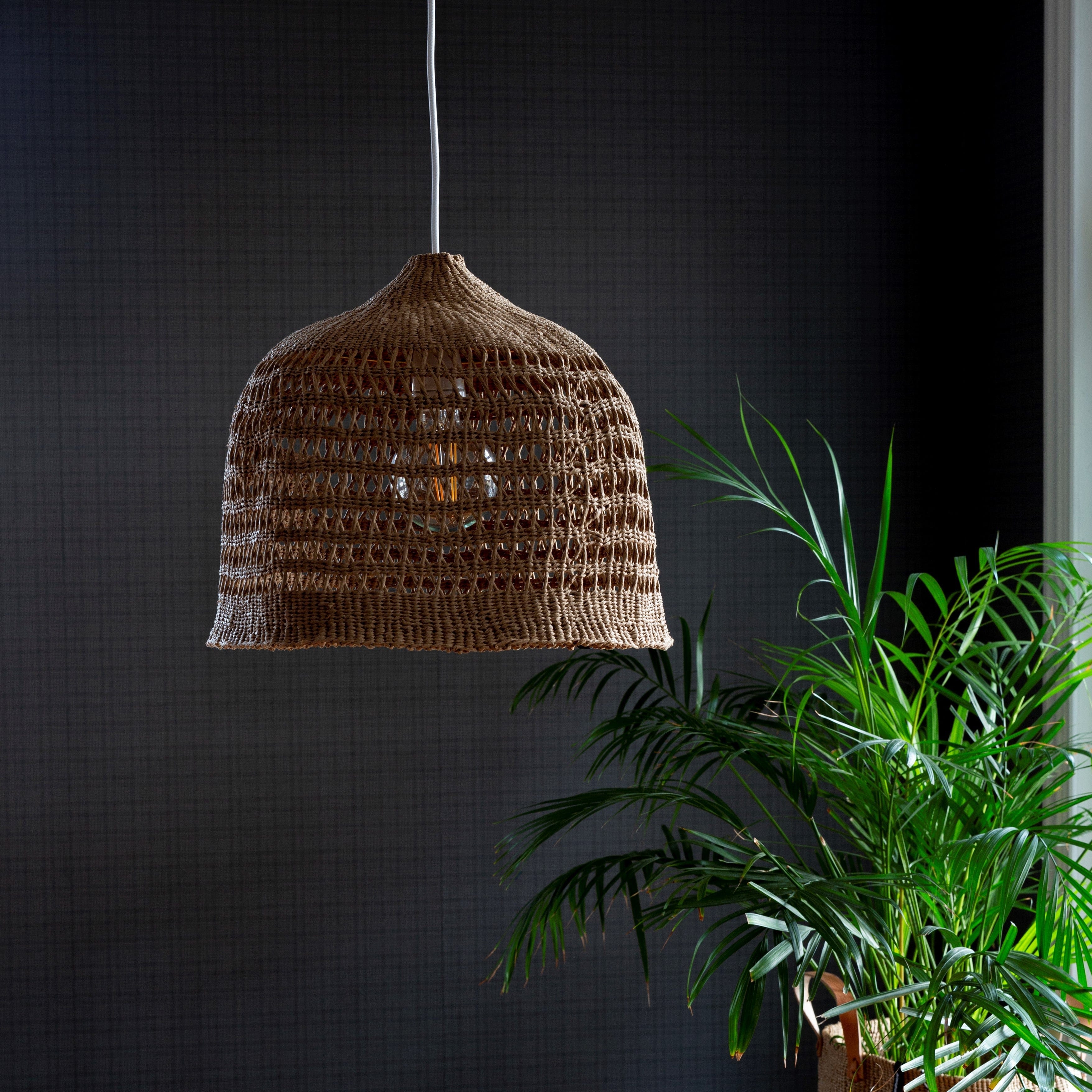 Mifuko Paper Lamp shade M Kiondo lampshade | Open weave M