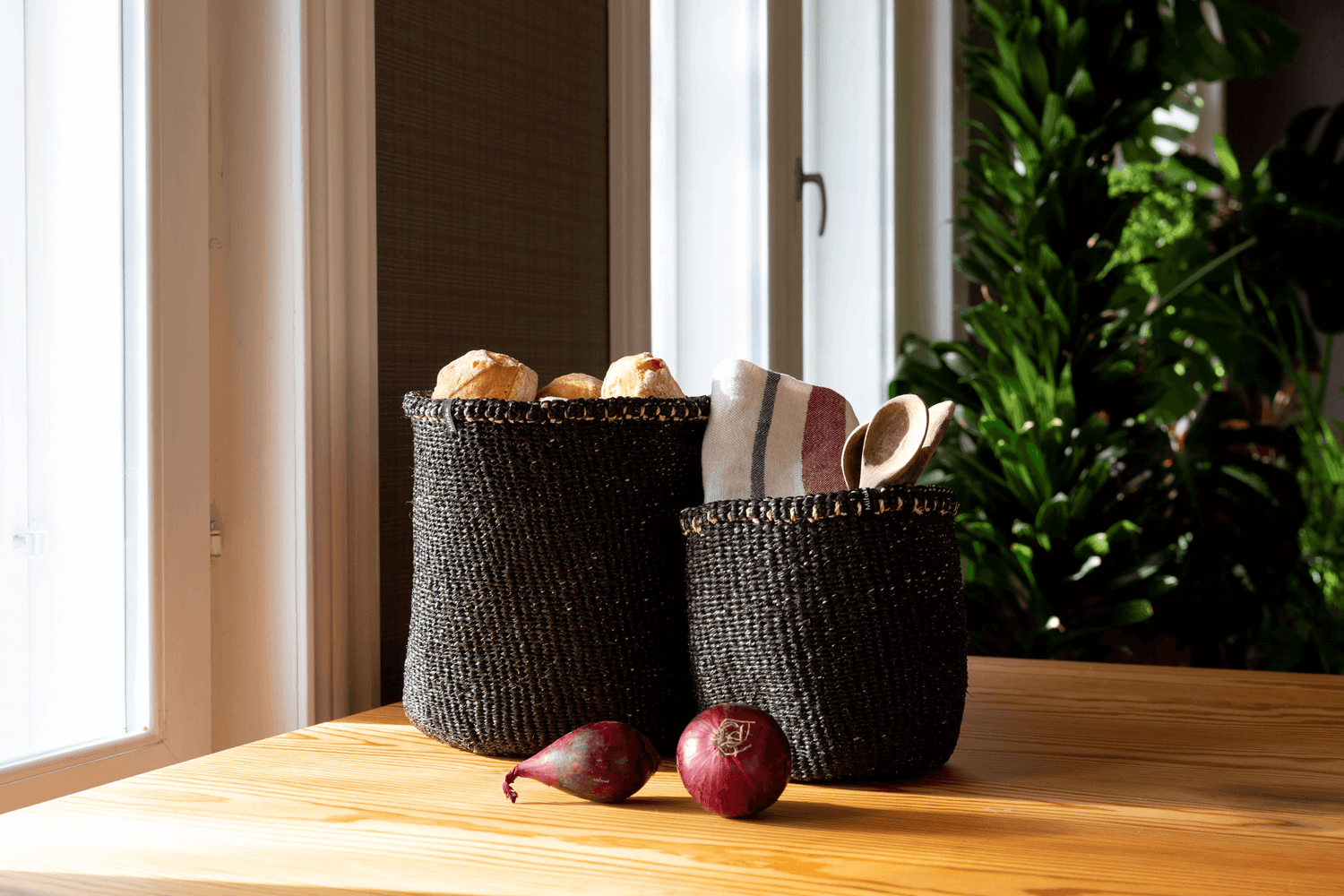 Mifuko’s baskets are versatile