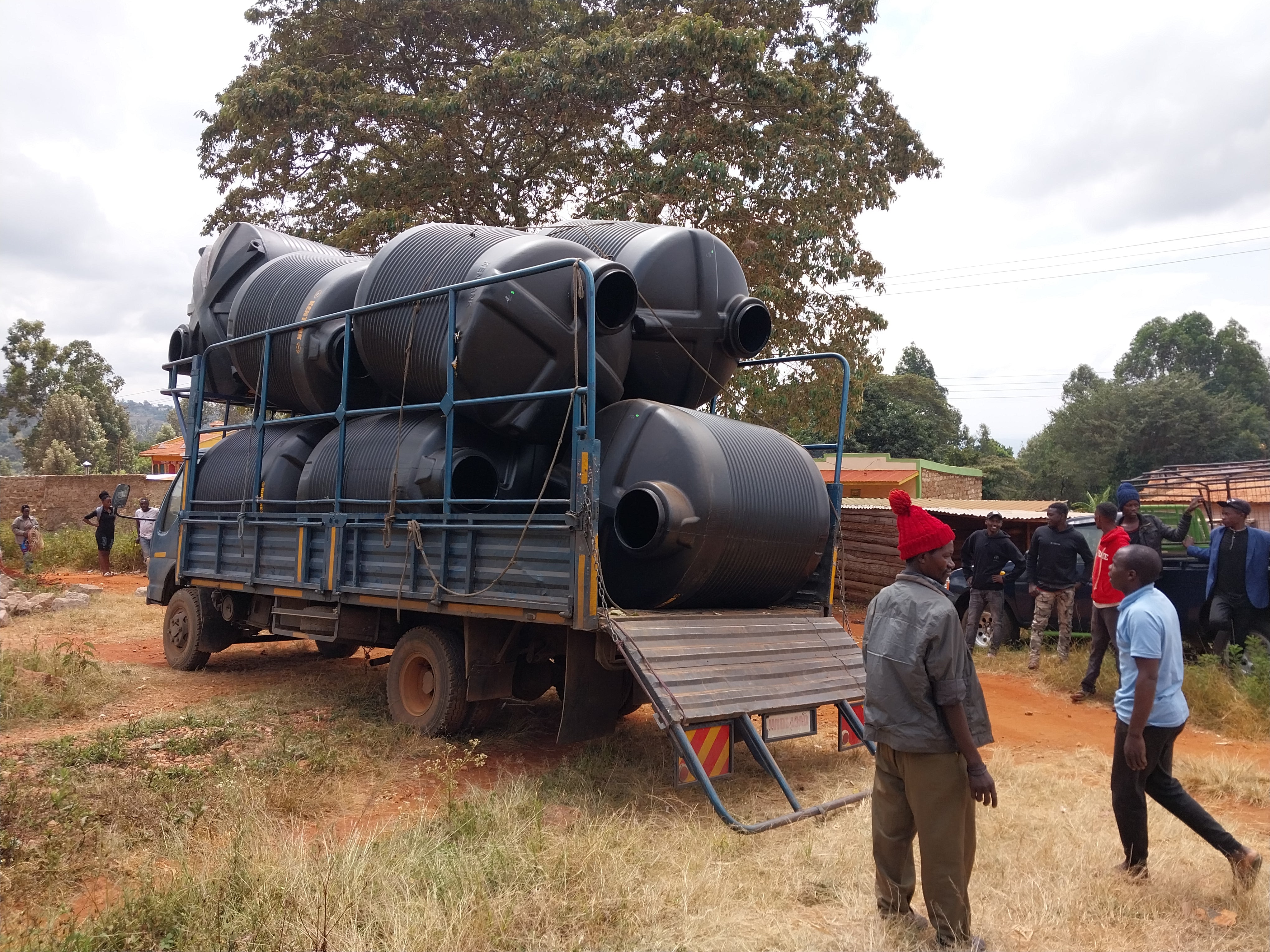 Providing Essential Water Tanks