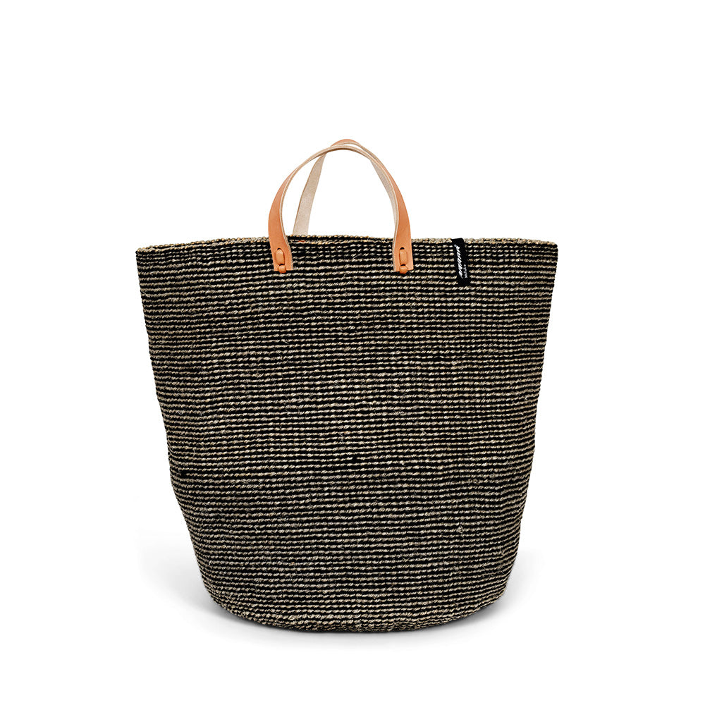 Pamba korikassi | Harmaa sisal L