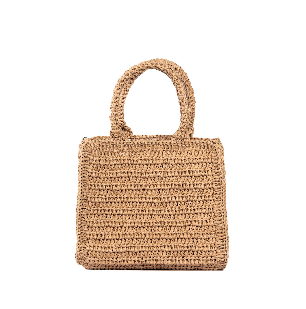 Crocheted bag | brown S