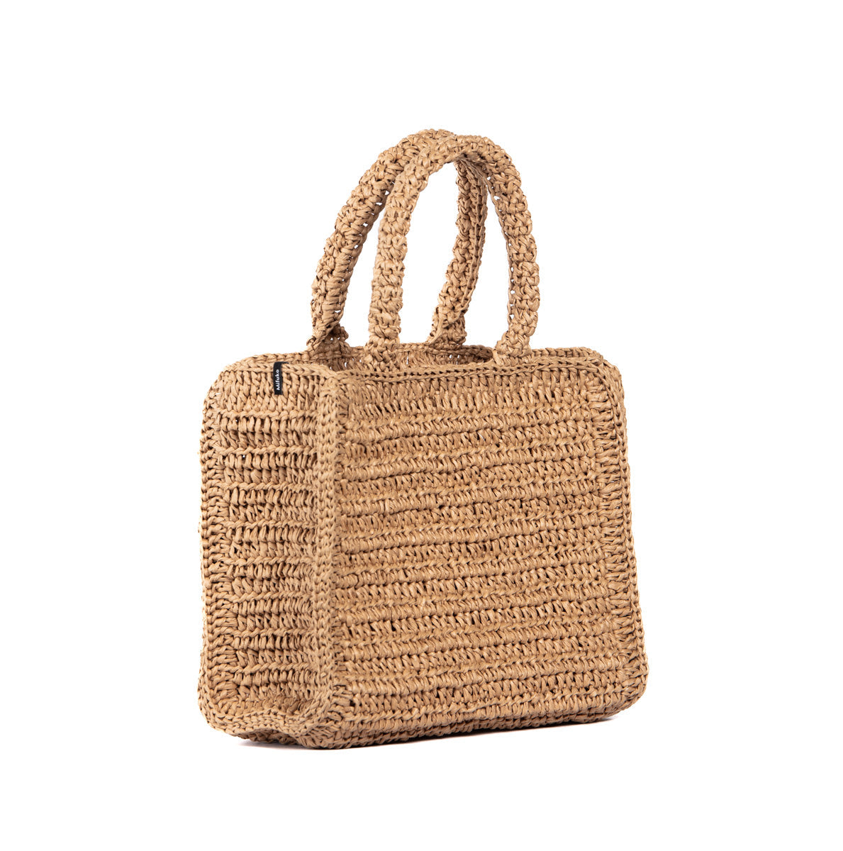 Crocheted bag | brown S