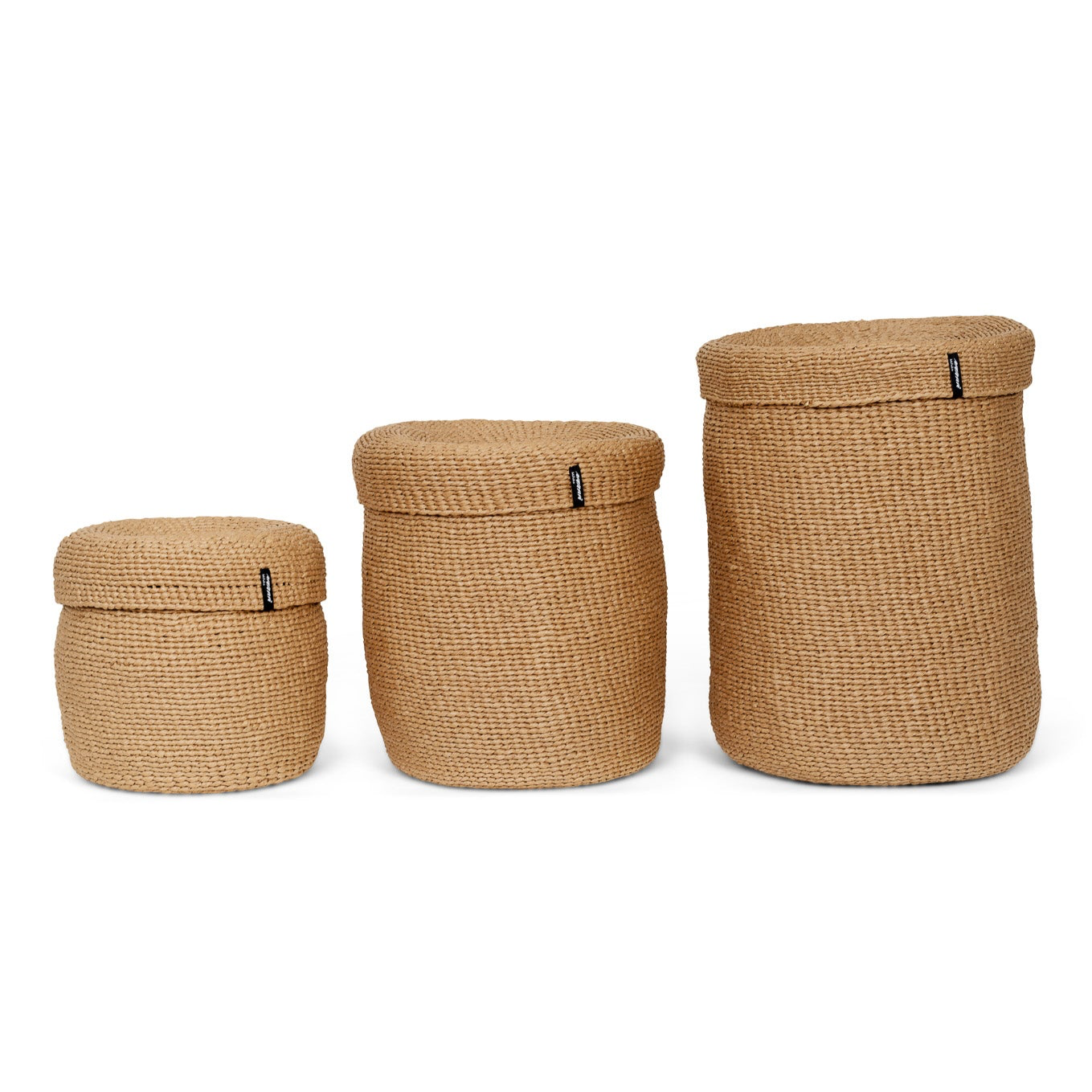 Kiondo basket with lid | Brown L