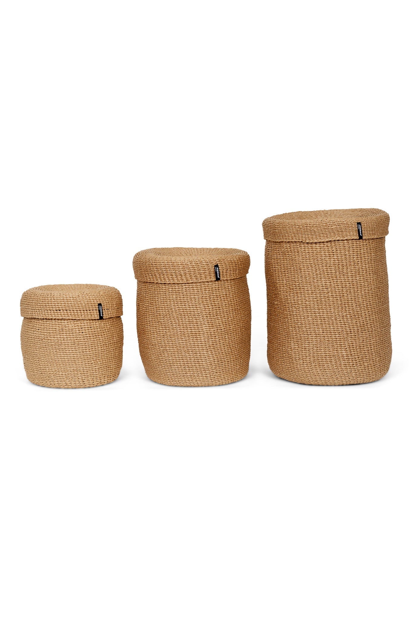 Kiondo basket with lid | Brown XL