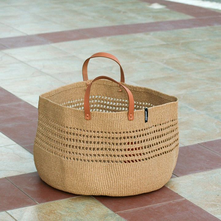 Kiondo lattiakori | Pitsikuvio ruskea XXL