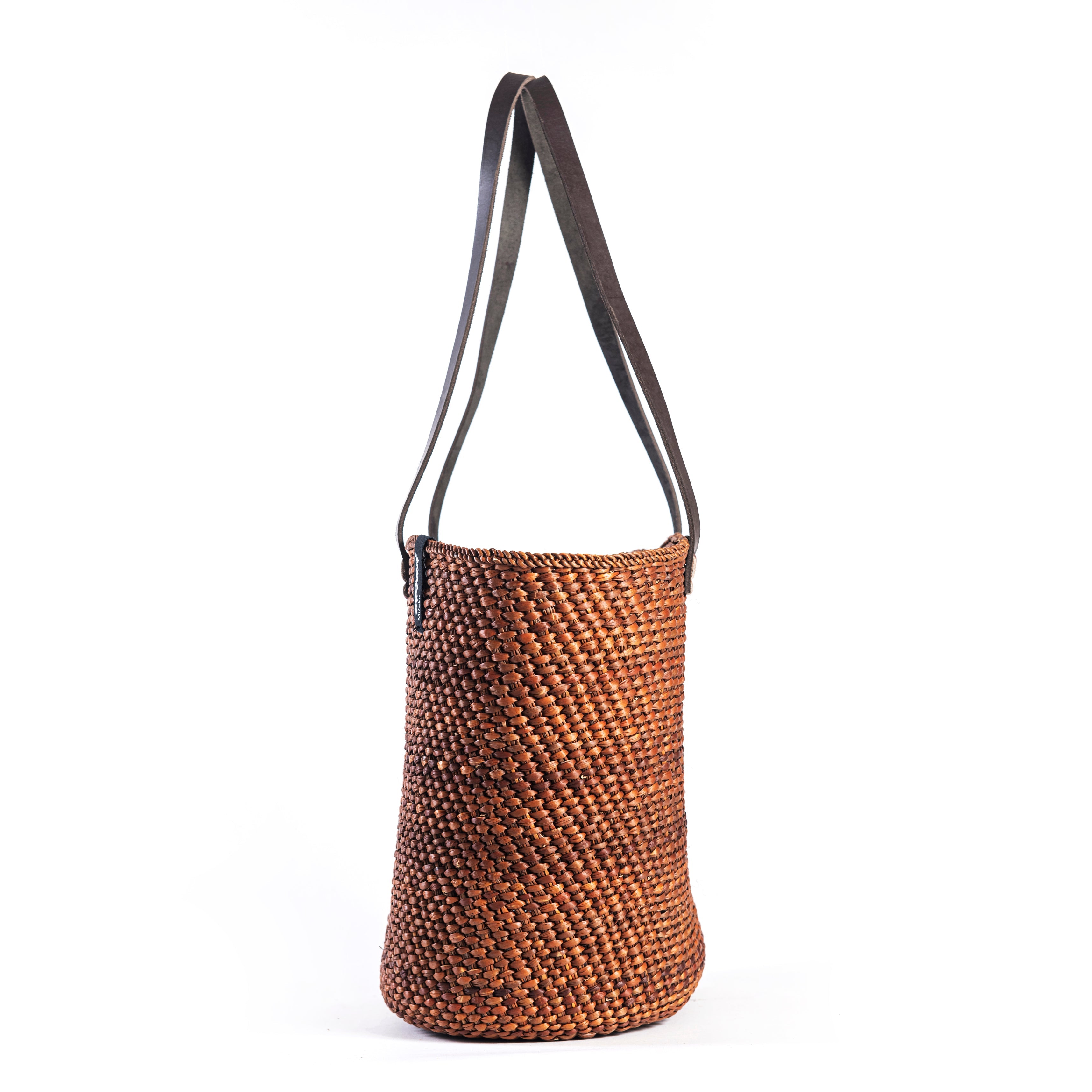 Iringa shopper basket | Chestnut brown M