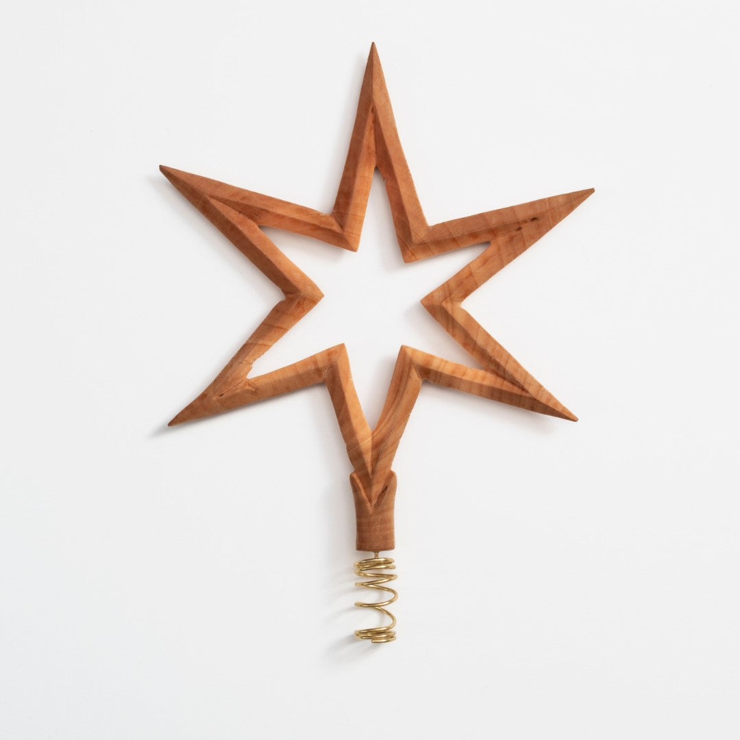 Wooden ornament | Christmas tree star