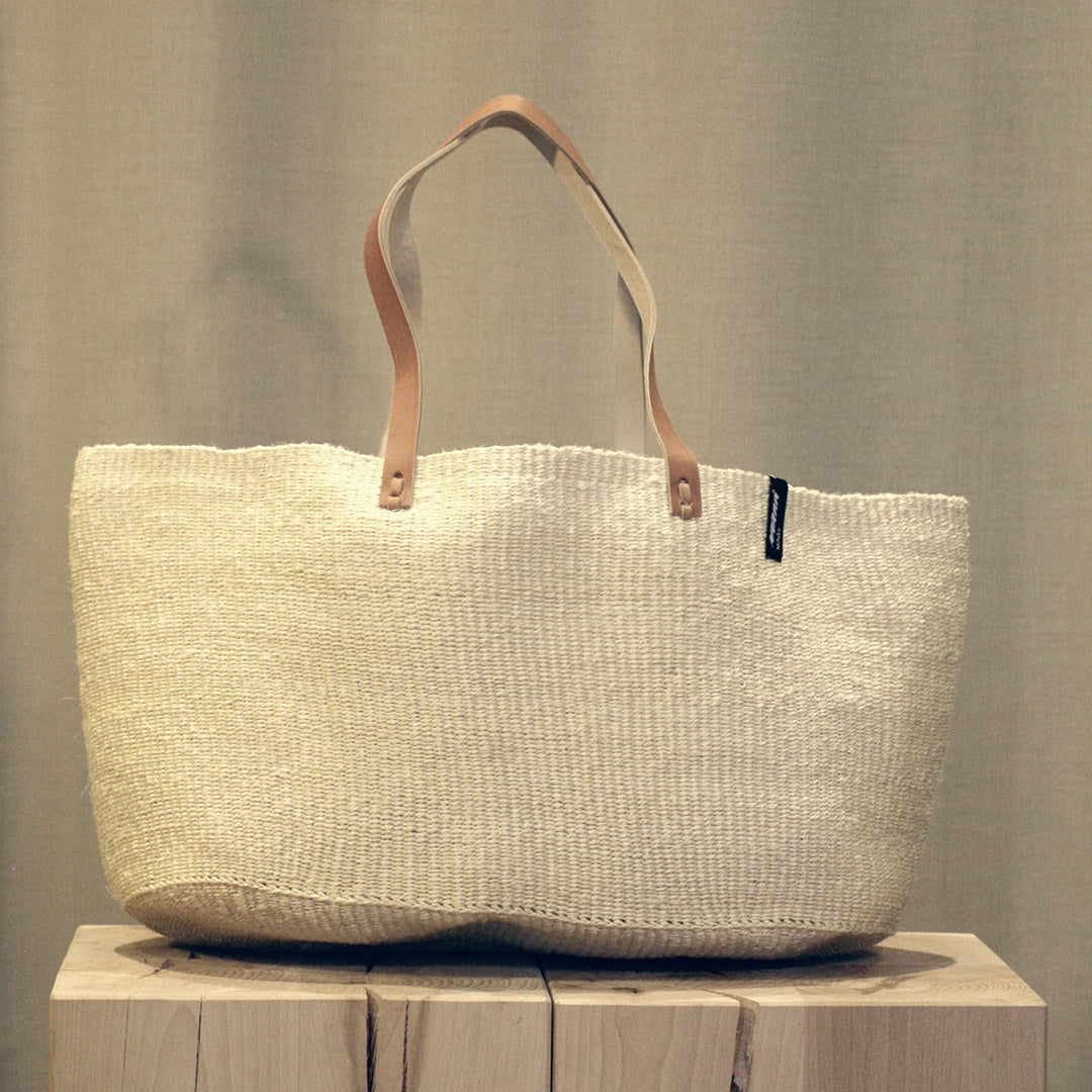 Kiondo floor basket | Oval natural XXL