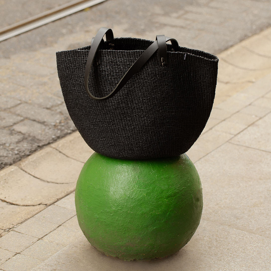 fair trade shopper black handmade