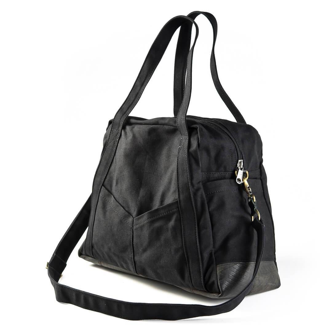 Mifuko Cotton Bag Rafiki canvas bag | Black