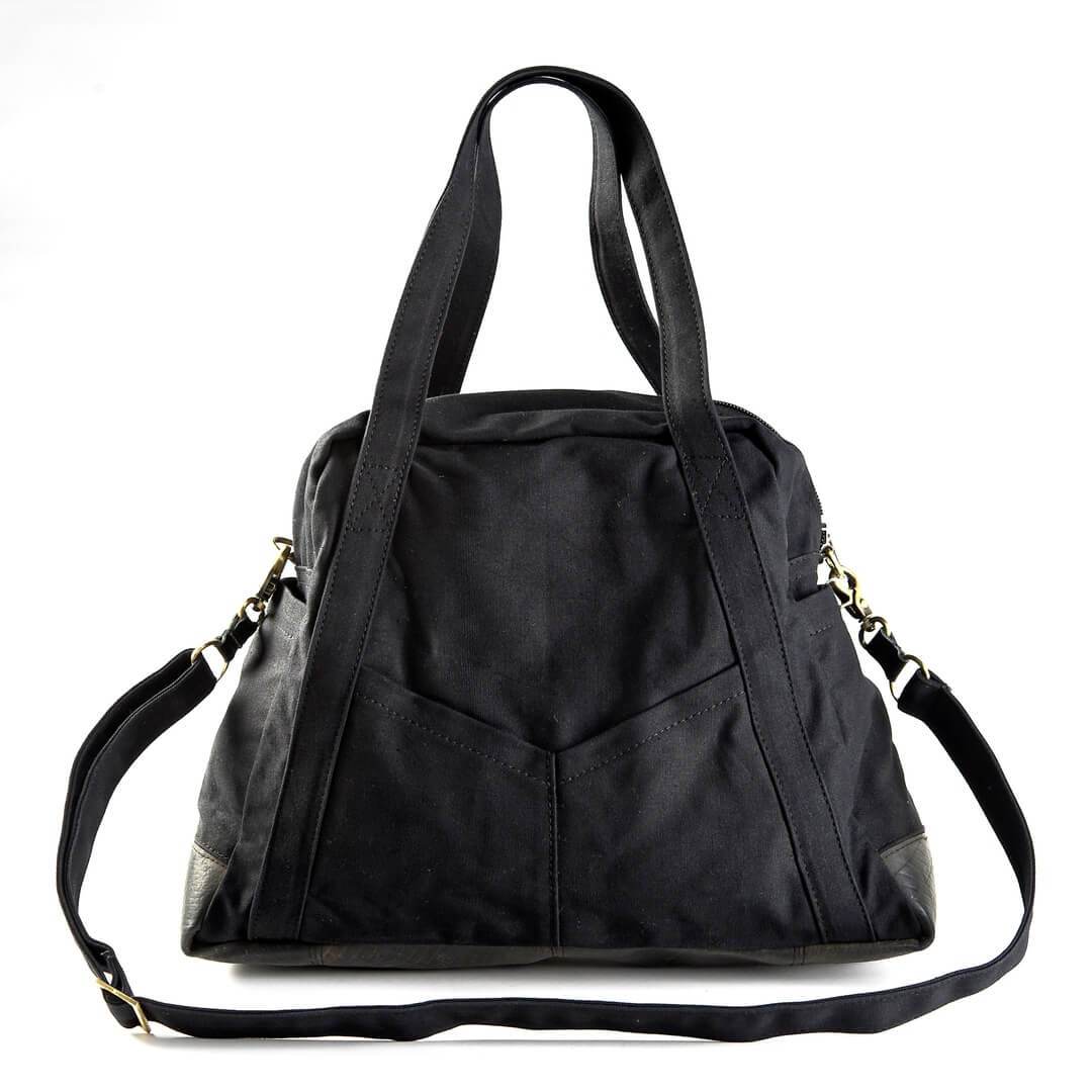 Mifuko Cotton Bag Rafiki canvas bag | Black