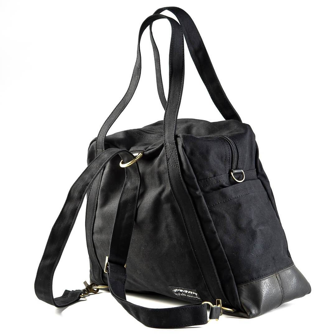 Mifuko Cotton Bag Rafiki canvas bag | Black