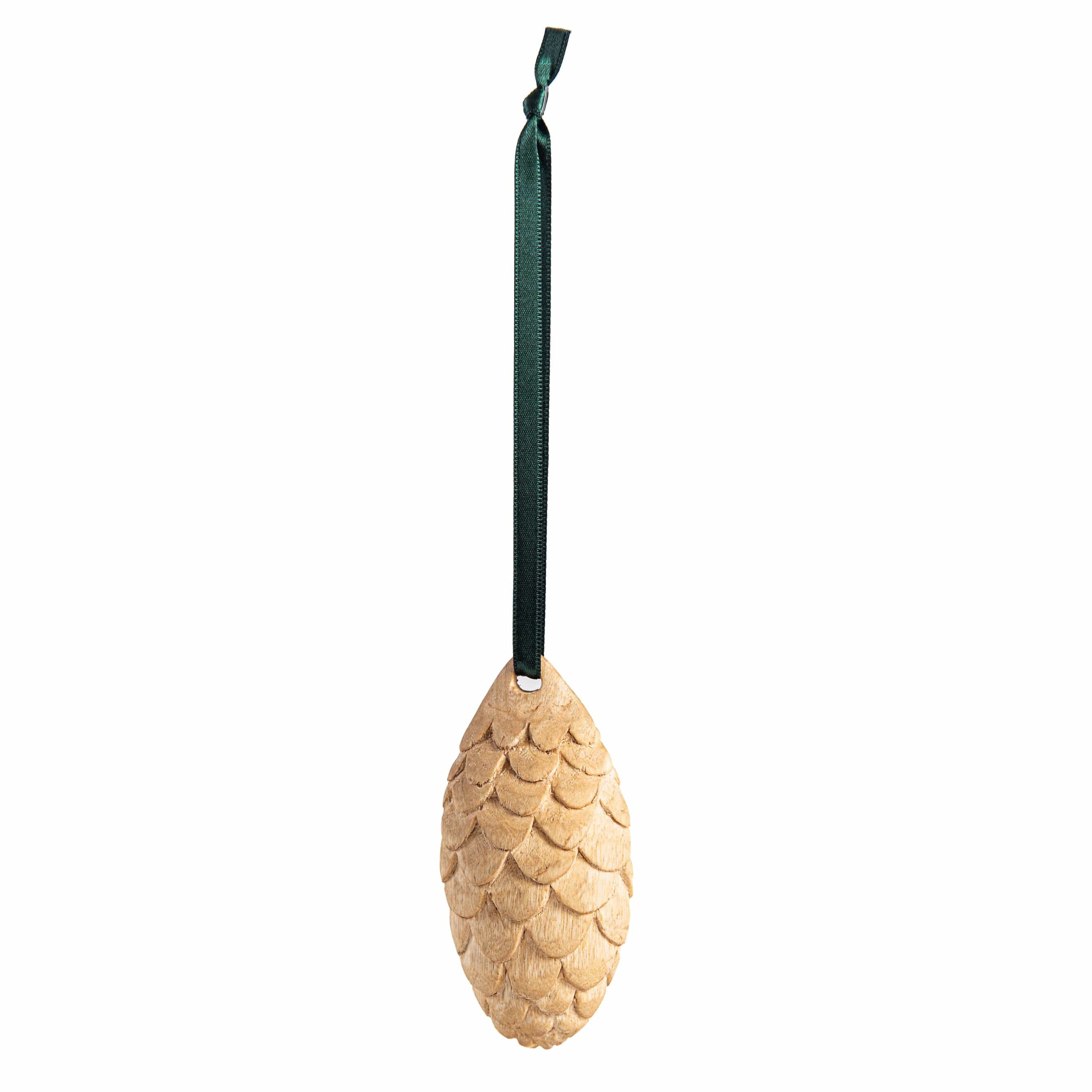 Mifuko Jacaranda wood Ornament One size Wooden ornament | Spruce cone