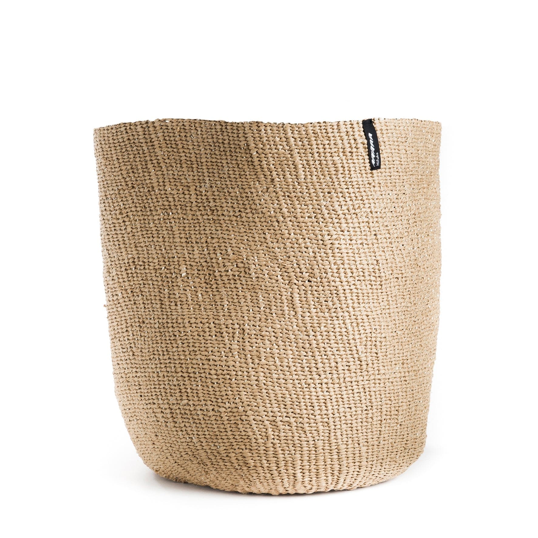Mifuko Paper Medium size basket L Kiondo basket | Brown L