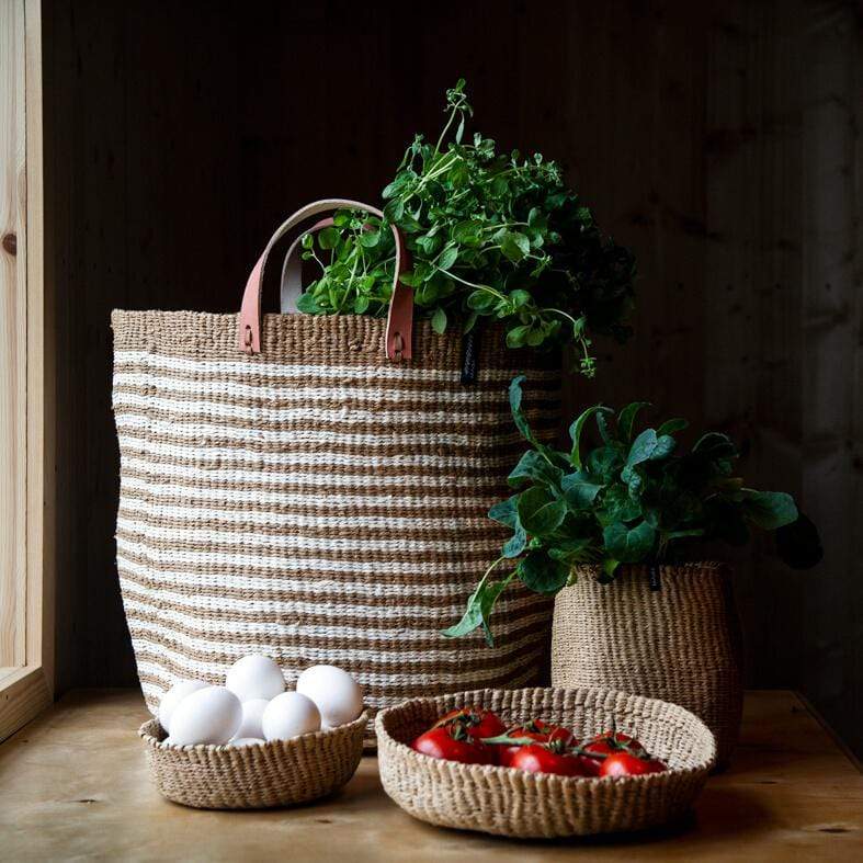 Mifuko Paper Small basket XS Kiondo basket | Brown XS