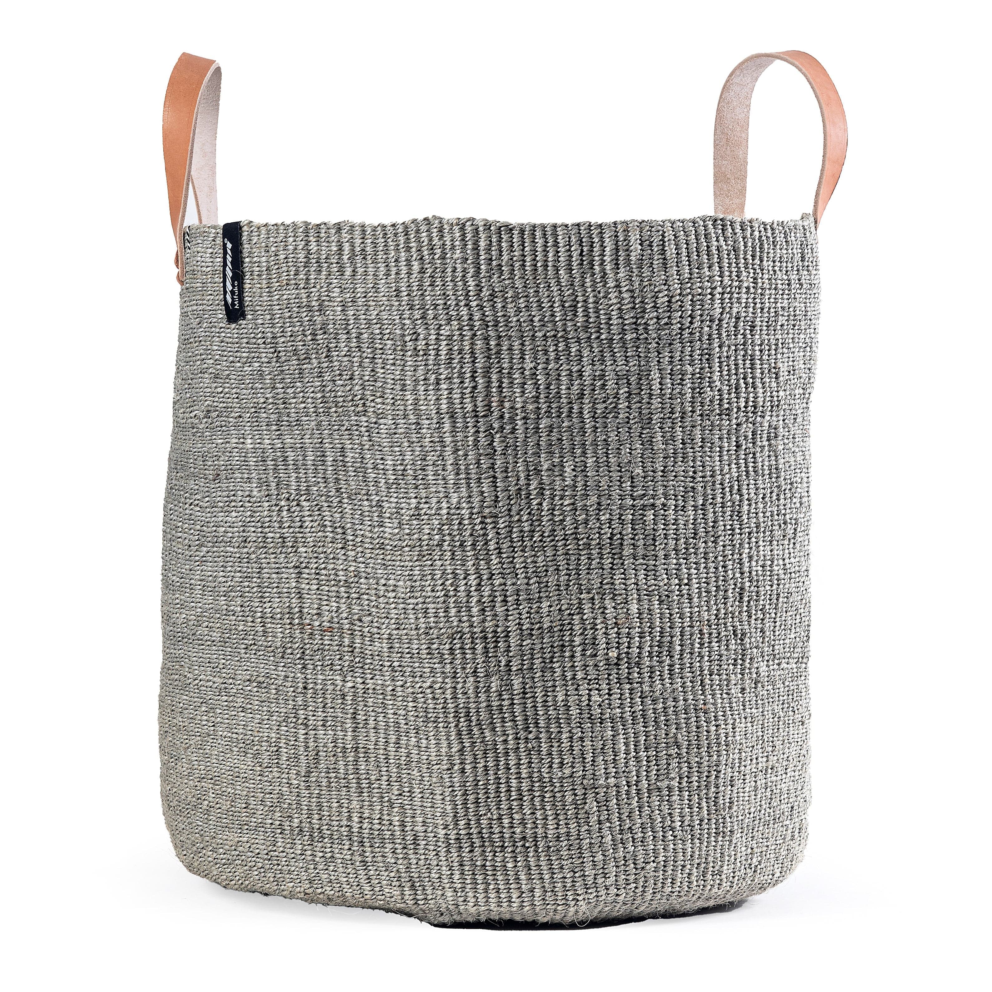 Kiondo market basket | Light grey L