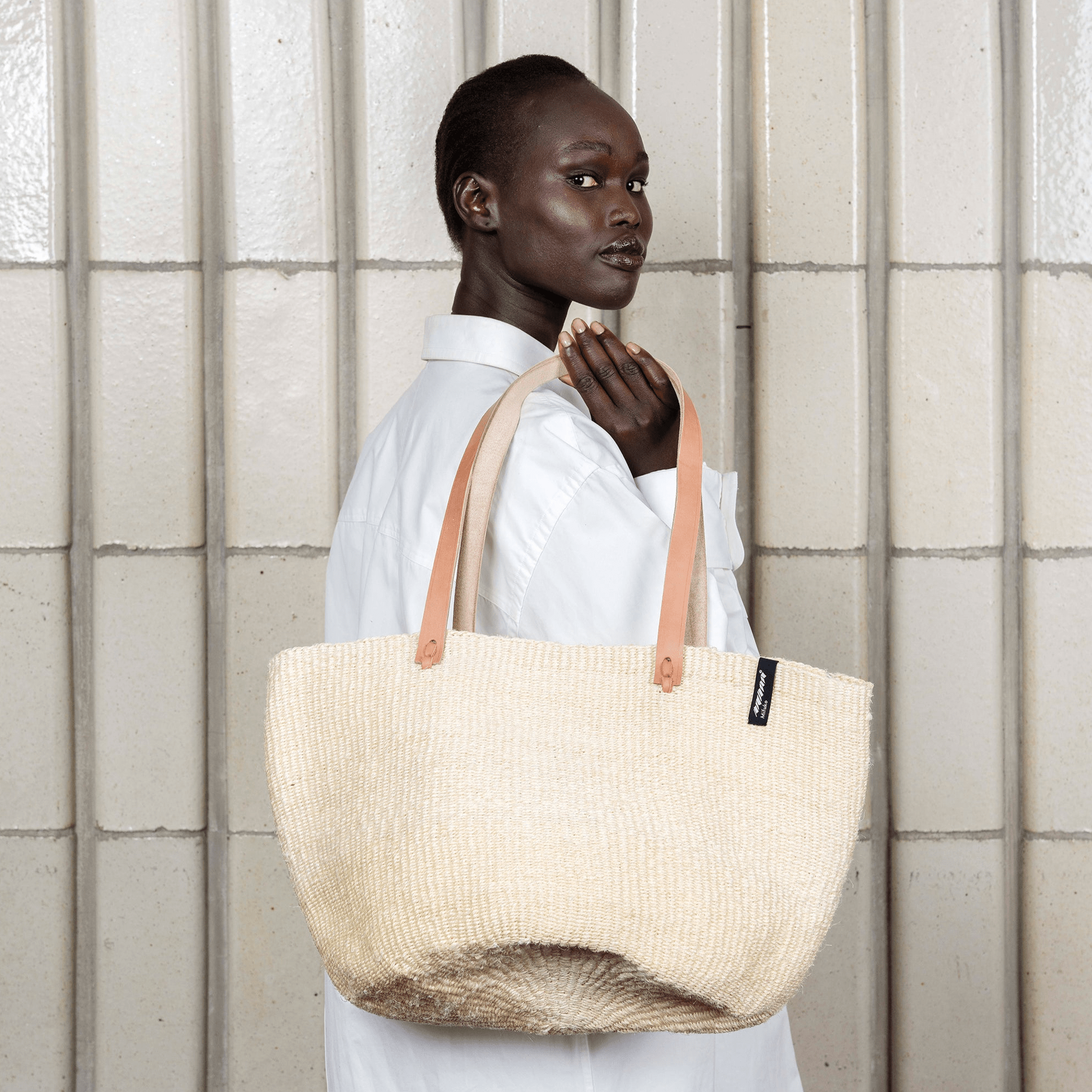 Mifuko Sisal Shopper basket M Kiondo shopper basket | Natural M