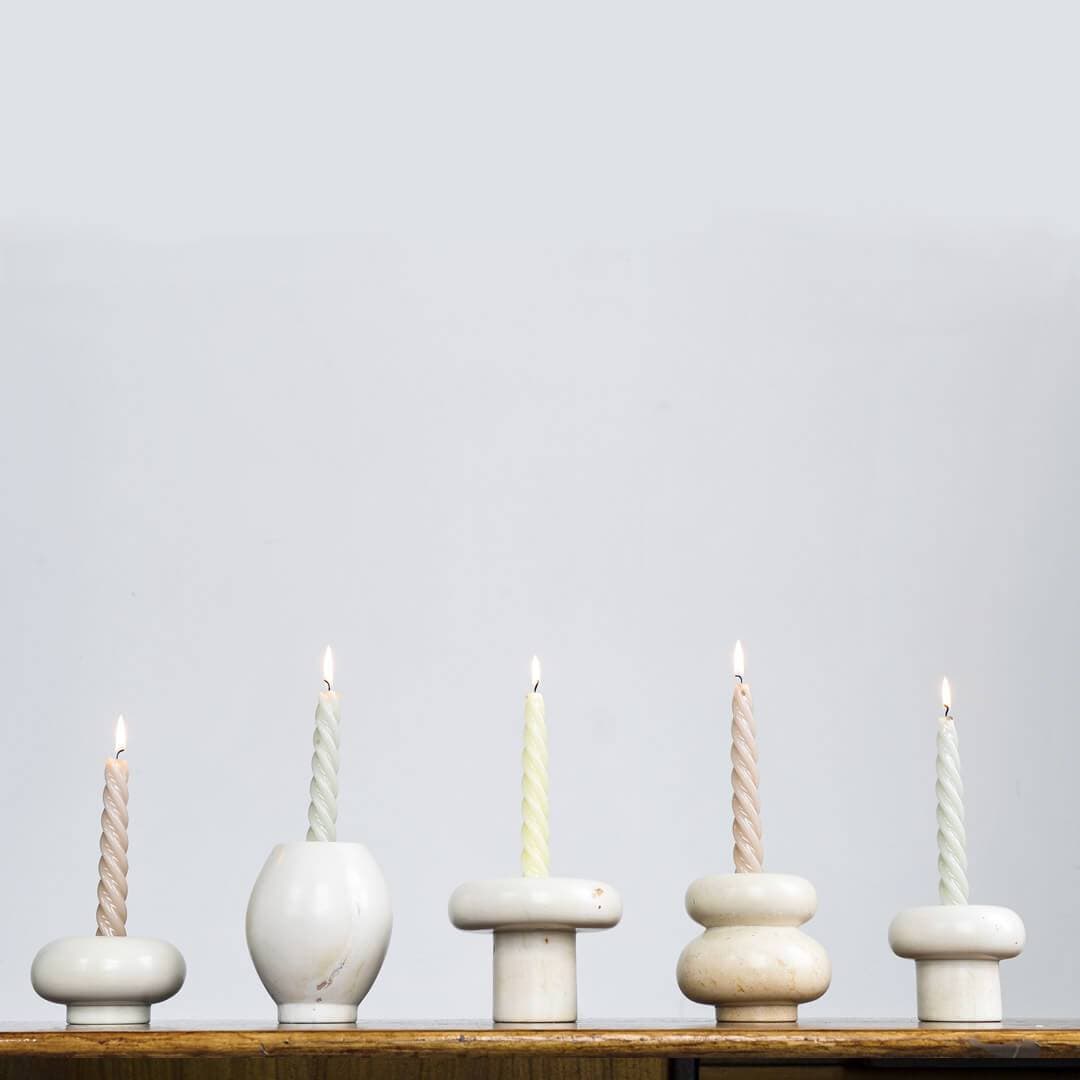Mifuko Soapstone Candle holder One size Kandili candle holder | B