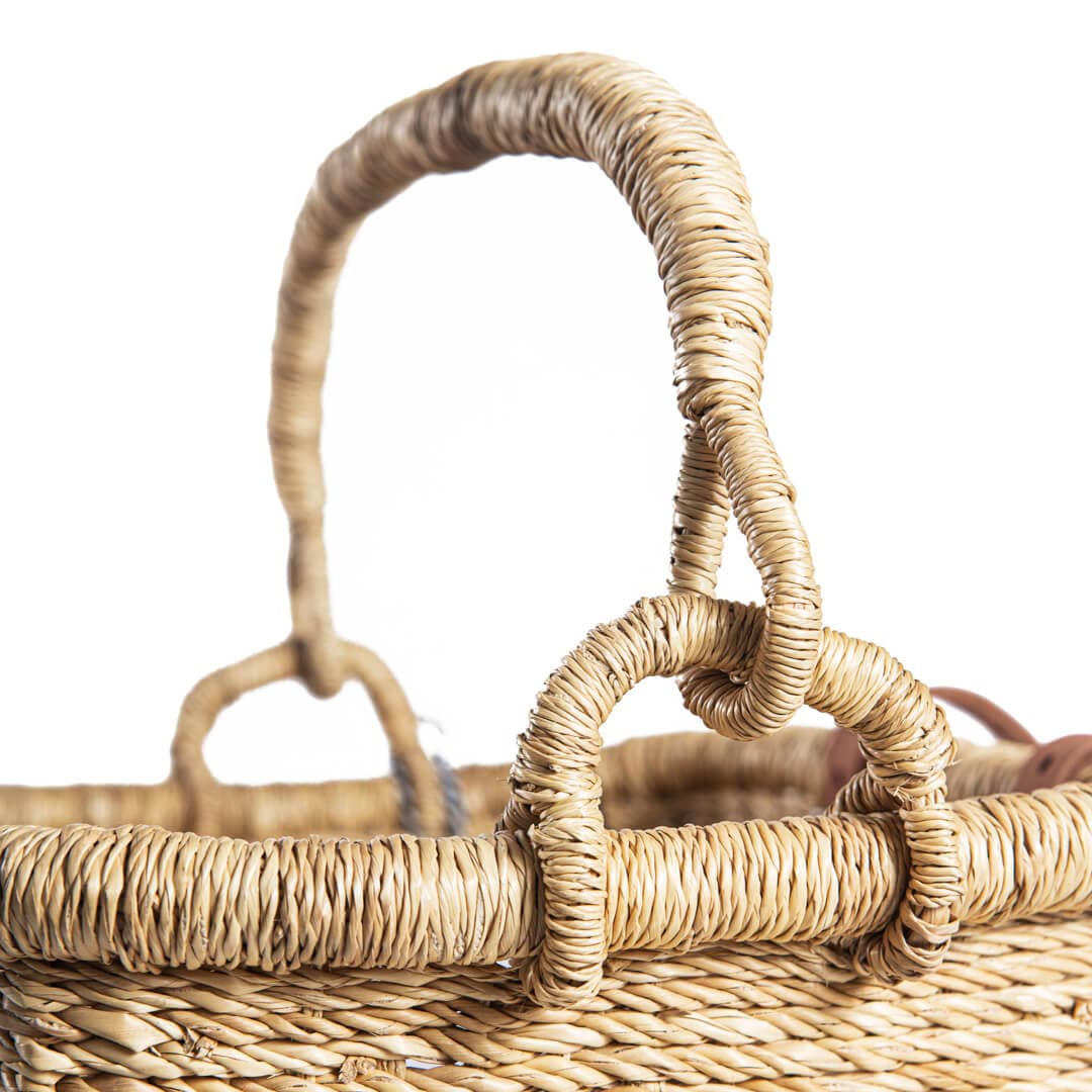 Mifuko Elephant grass Bicycle Bags & Panniers One size Bolga bike basket | Natural M