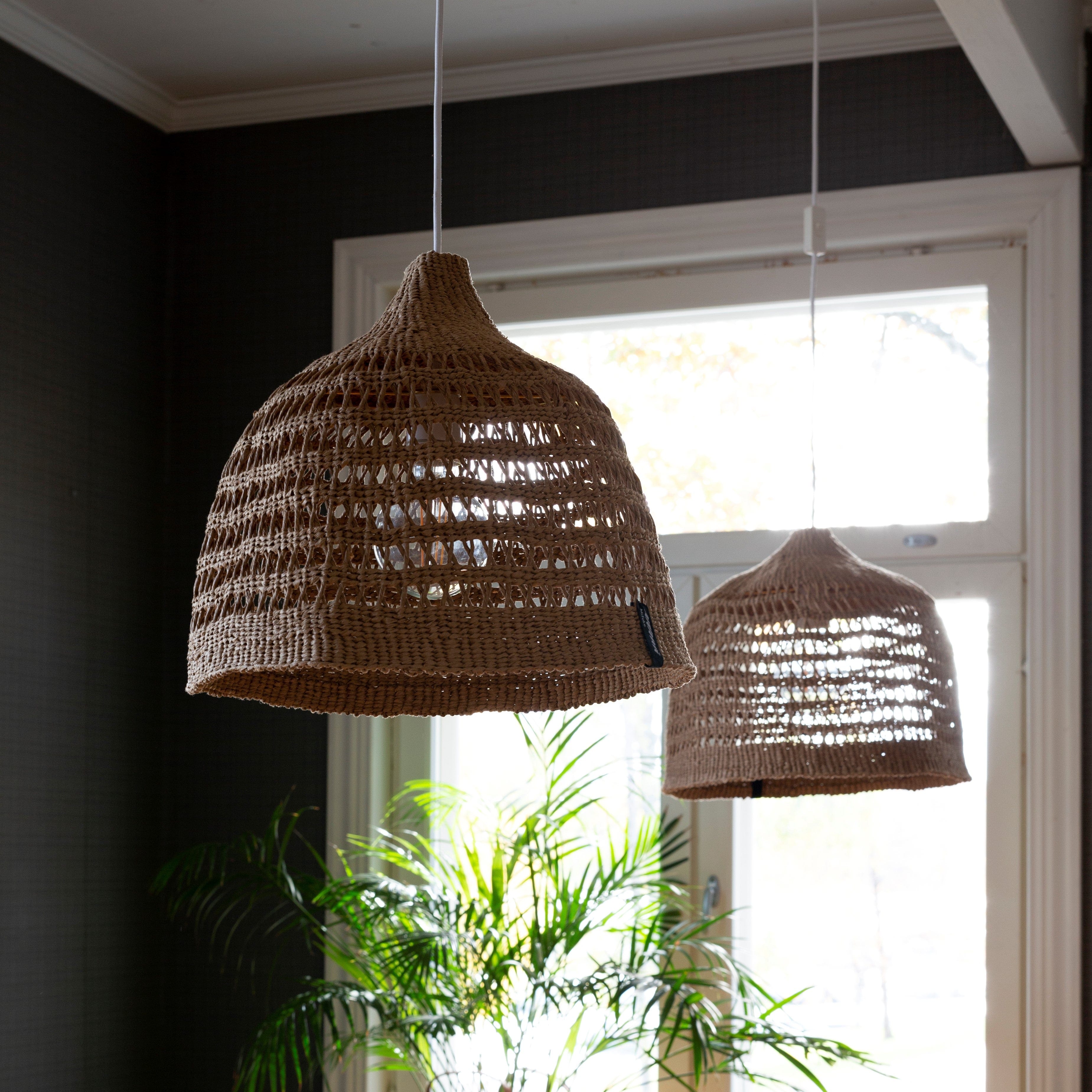 Mifuko Paper Lamp shade M Kiondo lampshade | Open weave M