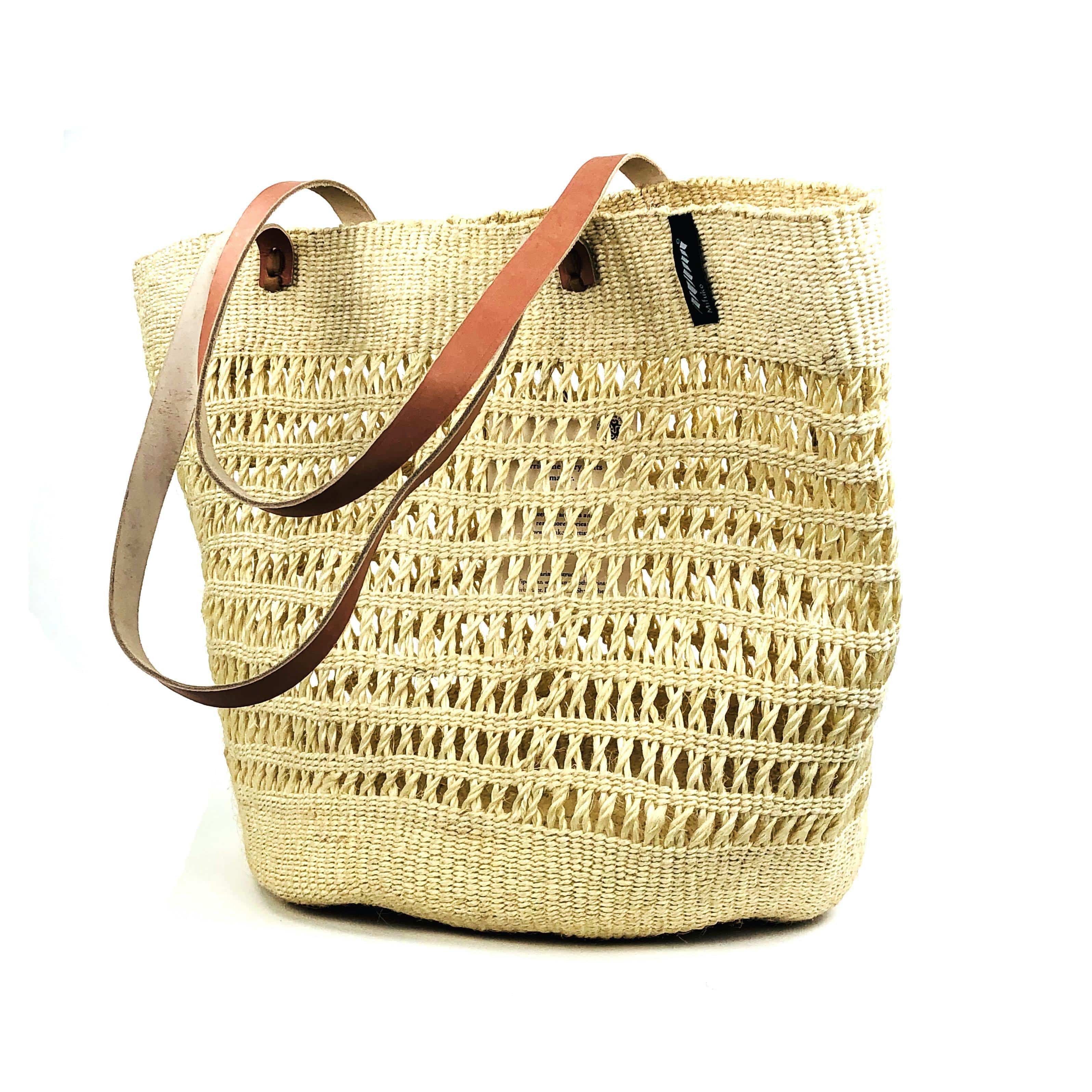 Mifuko Sisal Shopper basket M Kiondo shopper basket | Natural open weave M